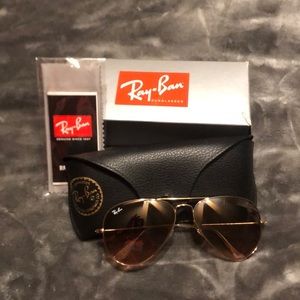 Ray Ban Aviator Sunglasses.